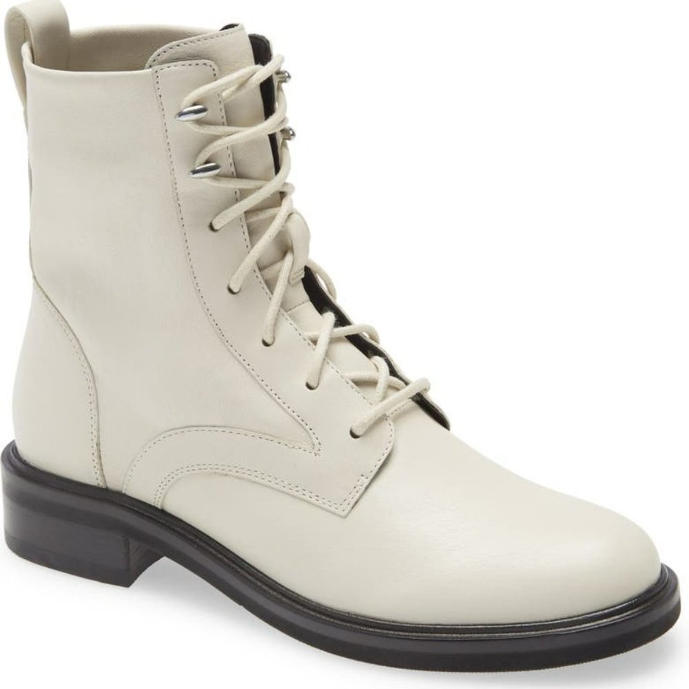 $550 Rag & Bone Slayton Combat Boot Edgy Leather … - image 1
